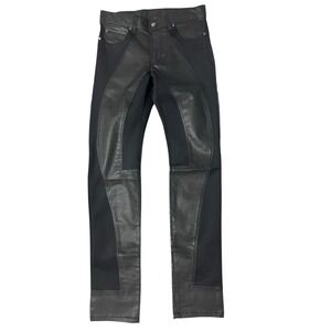 Versace‎ Collection Slim Fit Pants Men's IT 30 Black Stretch New Without Tags